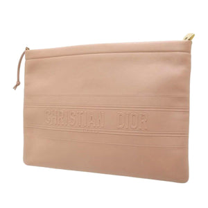 Dior Logo Leather Clutch (SHG-36673)