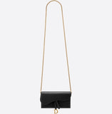 DIOR LONG SADDLE WALLET WITH CHAIN