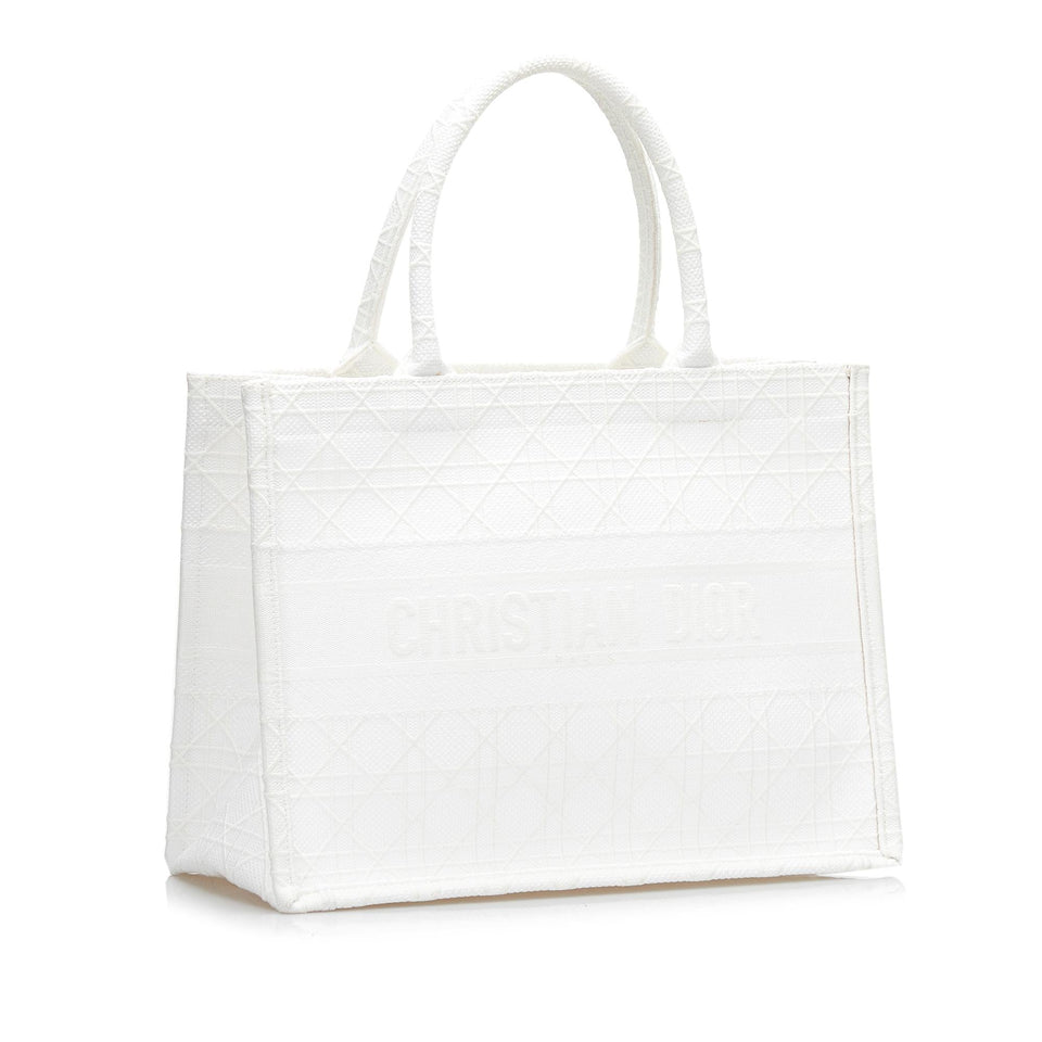 Dior Medium Cannage Book Tote (SHG-H73vA7)