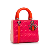 Dior Medium Cannage Lady Dior Tricolor (SHG-qn9TFz)