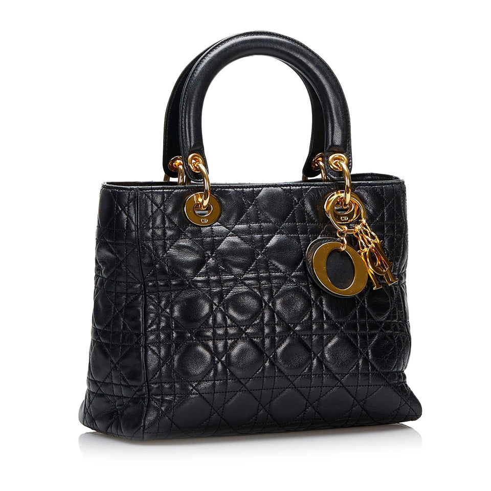 Dior Medium Cannage Lady Dior (SHG-tKIDzF)