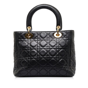 Dior Medium Cannage Lambskin Lady Dior (SHG-CWFkC0)