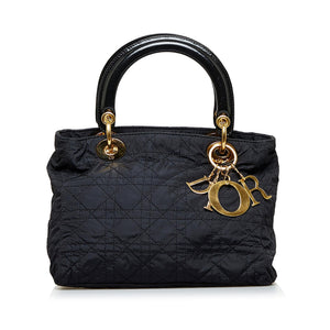 Dior Medium Cannage Nylon Lady Dior (SHG-86f2Wf)