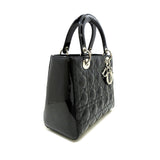 Dior Medium Cannage Patent Lady Dior (SHG-p97qDa)