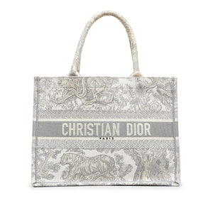 Dior Medium Dioriviera Toile De Jouy Book Tote (SHG-YCdkBR)