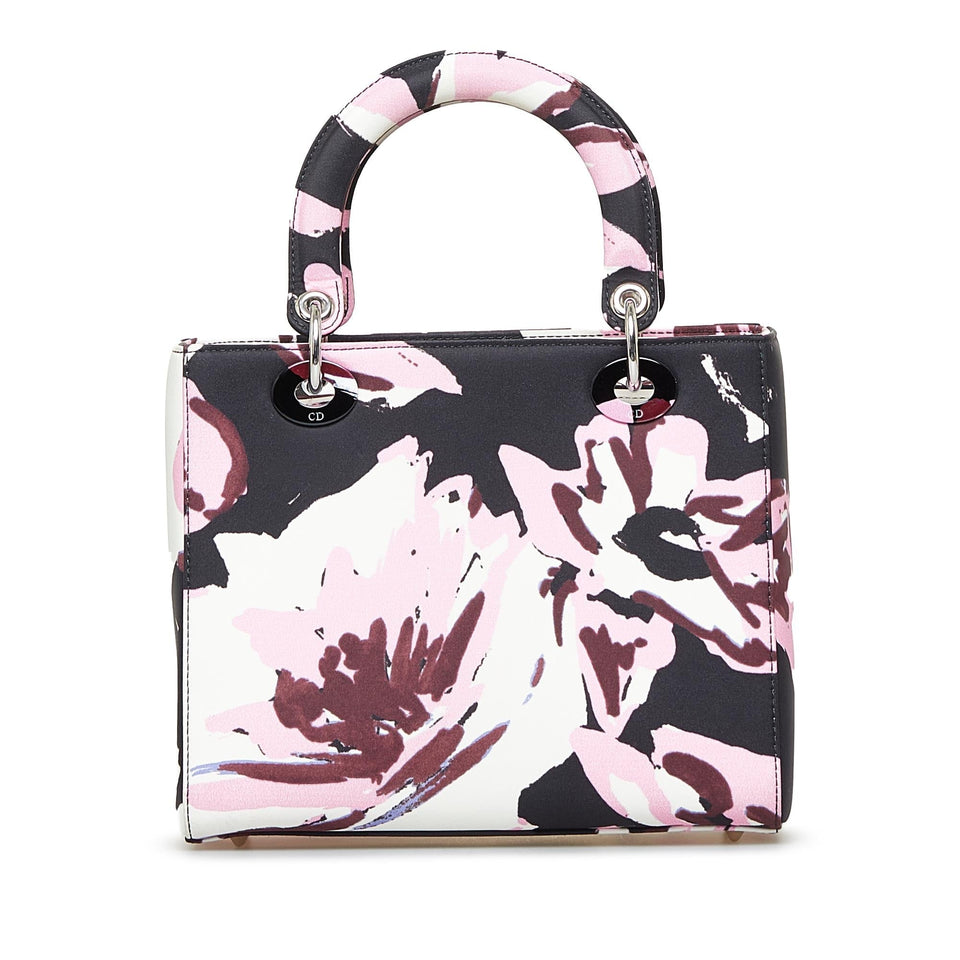 Dior Medium Floral Graffiti Lady Dior (SHG-y1sBoP)