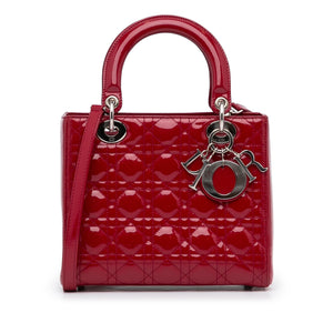 Dior Medium Patent Cannage Lady Dior (SHG-FO9dV4)