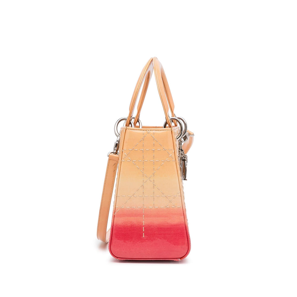 Dior Medium Patent Ombre Cannage Lady Dior (SHG-jRDtNF)