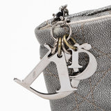 Dior Metallic Calfskin Lady Dior Pouch Crossbody Bag (SHF-19229)