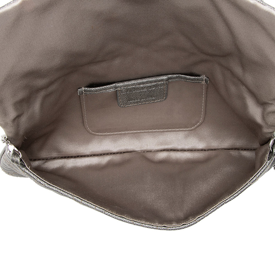 Dior Metallic Calfskin Lady Dior Pouch Crossbody Bag (SHF-19229)