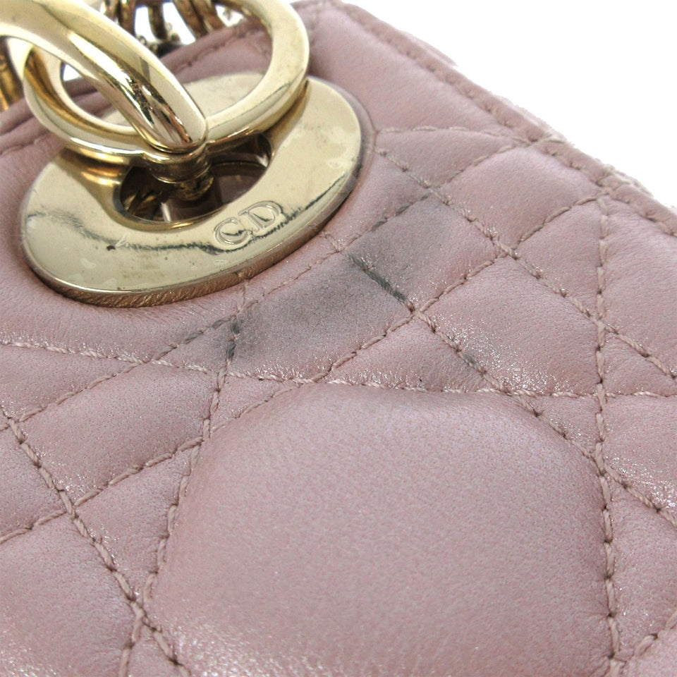 Dior Mini Cannage Lady Dior (SHG-mD2rDc)