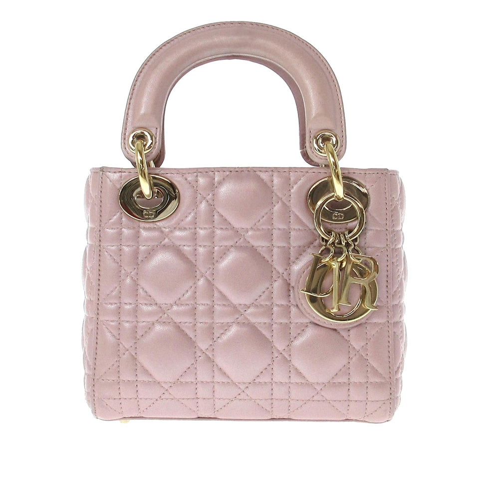 Dior Mini Cannage Lady Dior (SHG-mD2rDc)