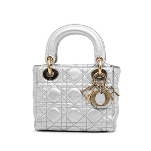 Dior Mini Cannage Lambskin Lady Dior (SHG-MzLTwv)