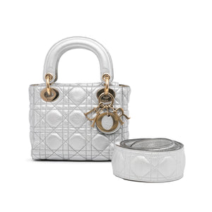 Dior Mini Cannage Lambskin Lady Dior (SHG-MzLTwv)