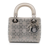 Dior Mini Crystal-Embellished Satin Lady Dior (SHG-V7EzWY)