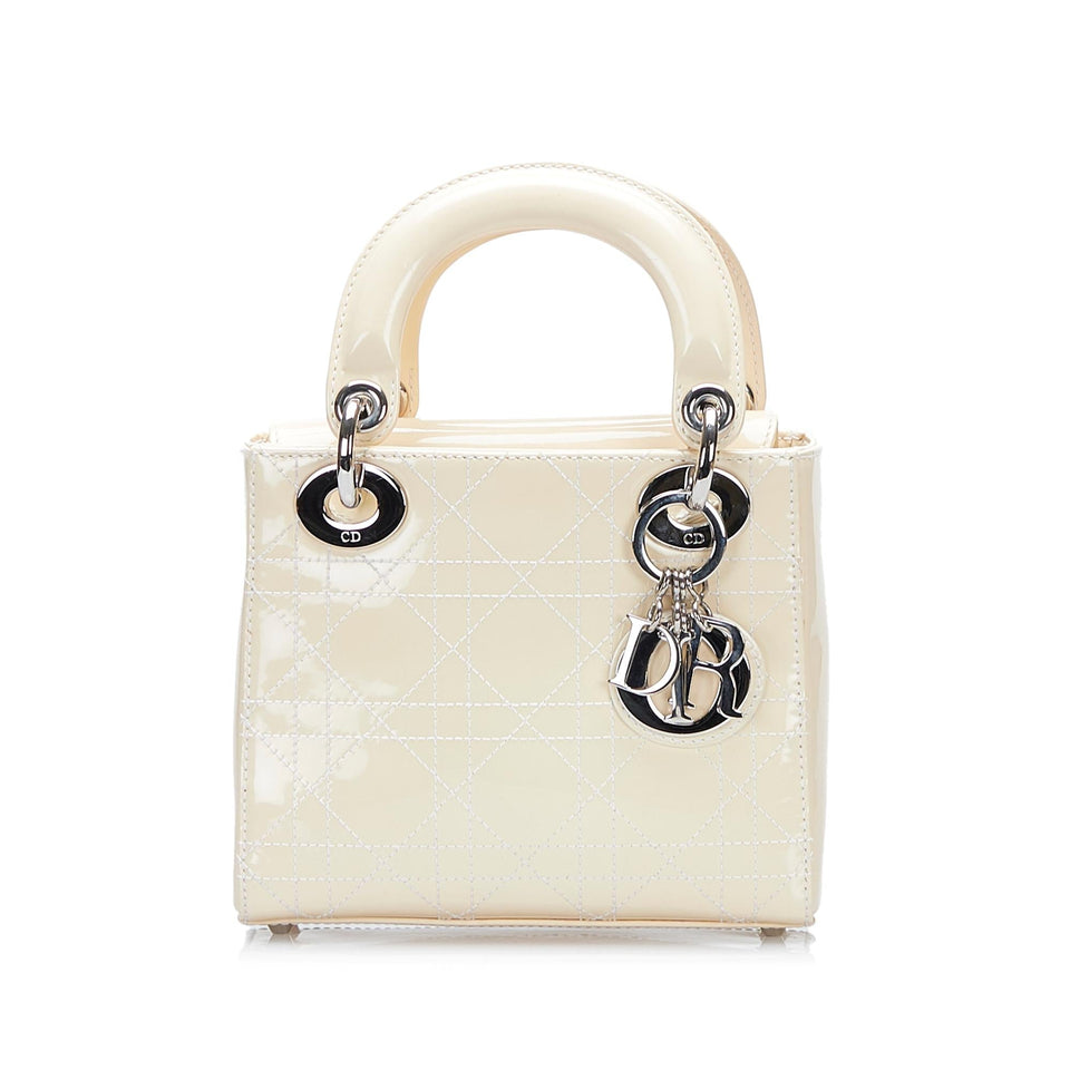 Dior Mini Patent Lady Dior (SHG-mSLI9T)