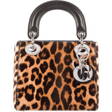 Dior Lady Dior Mini Cheetah Print Bag