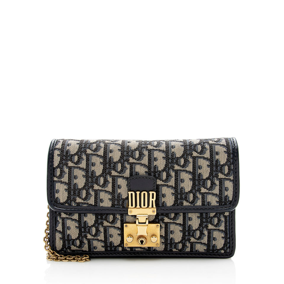 Dior Oblique DiorAddict Chain Clutch (SHF-20828)