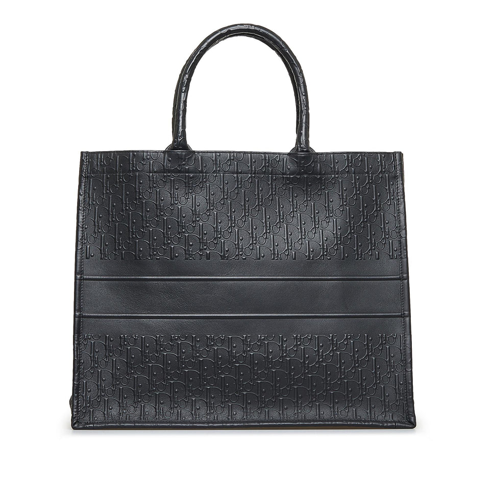 Dior Oblique Embossed Book Tote (SHG-BeWW1a)