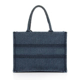 Dior Oblique Denim Small Book Tote (SHF-qjX0Tk)