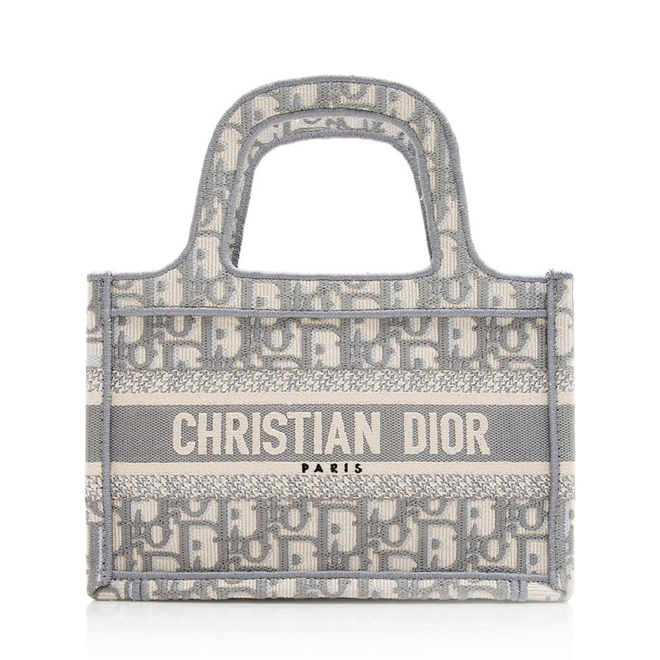 Dior Oblique Mini Book Tote (SHF-20891)