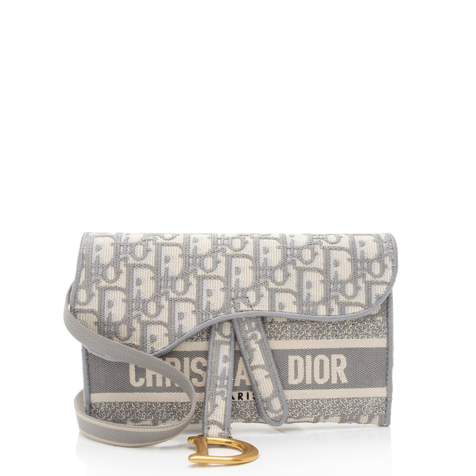 Dior Oblique Slim Saddle Pouch (SHF-fZrtcw)