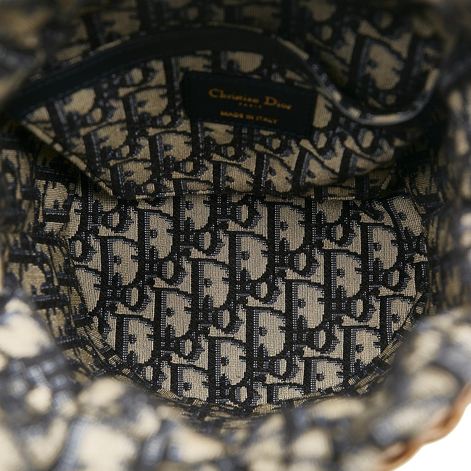 Dior Oblique Wicker Bucket Bag (SHG-s9eK59)