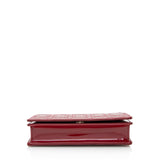 Dior Patent Leather Cannage Lady Dior Chain Pouch (SHF-22842)