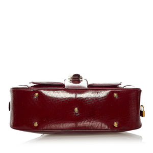 Dior Patent Leather Saddle Dome Handbag (SHG-28563)