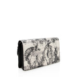 Dior Printed Leather Toile de Jouy Lady Dior Wallet on Chain Bag (SHF-19829)