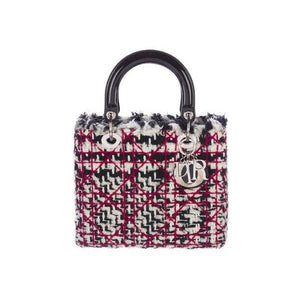 Christian Dior Tweed Medium Lady Dior Bag