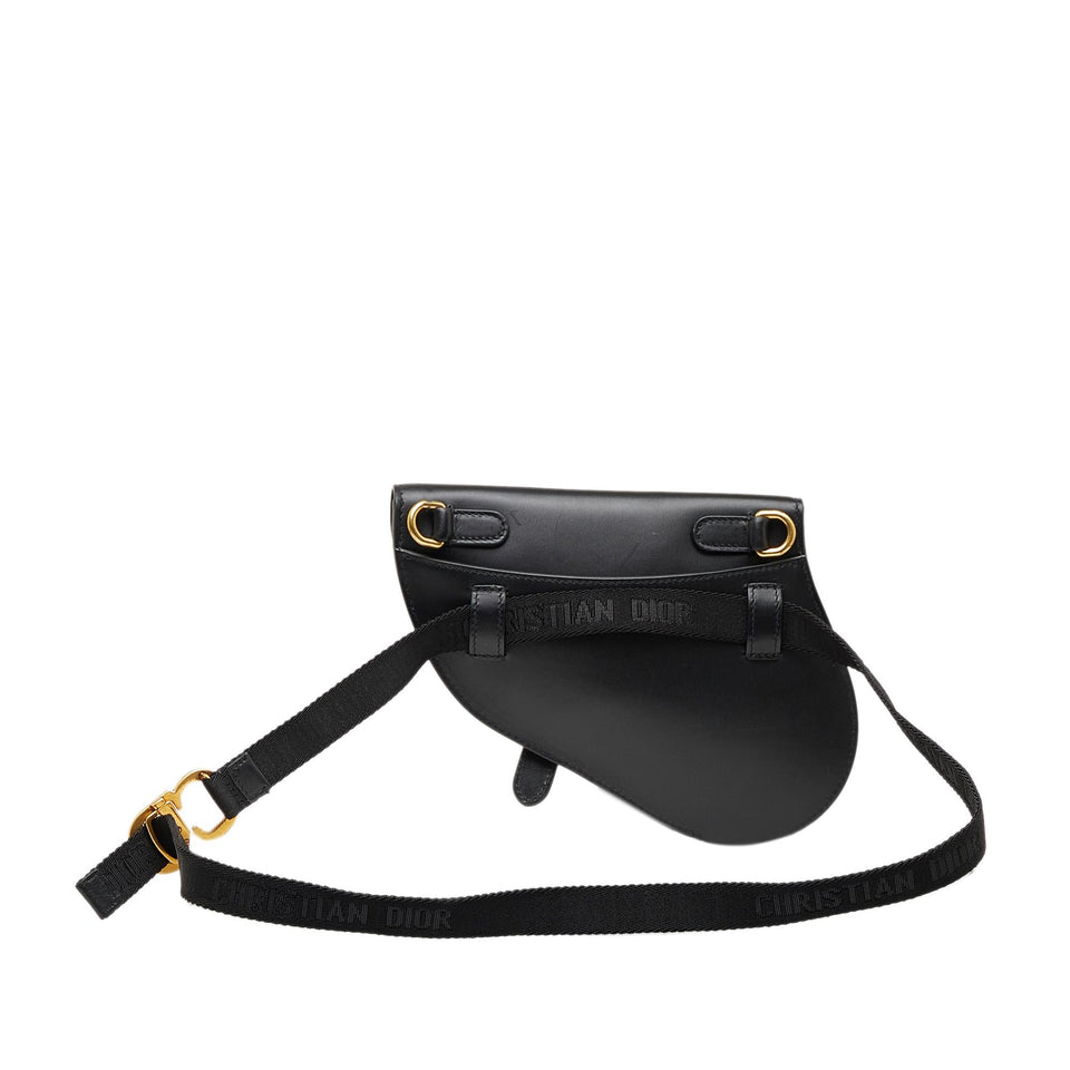 Dior Saddle Leather Belt Bag (SHG-kxtqpG)