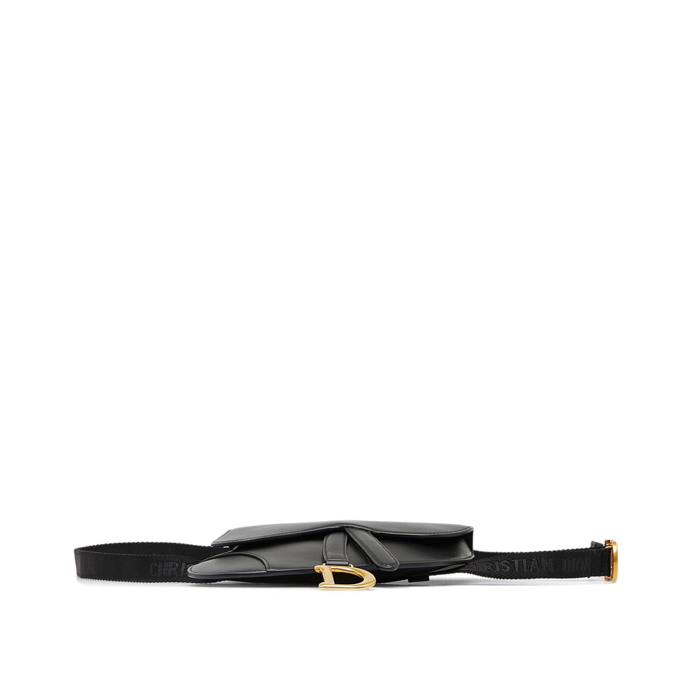 Dior Saddle Leather Belt Bag (SHG-kxtqpG)