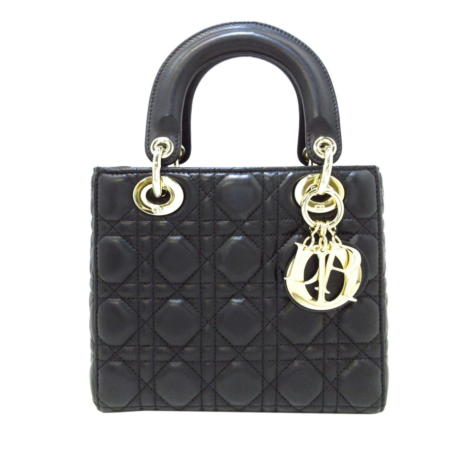 Dior Small Cannage Lambskin Lady Dior (SHG-pi3chu)