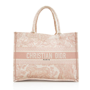 Dior Toile De Jouy Small Book Tote (SHF-18510)