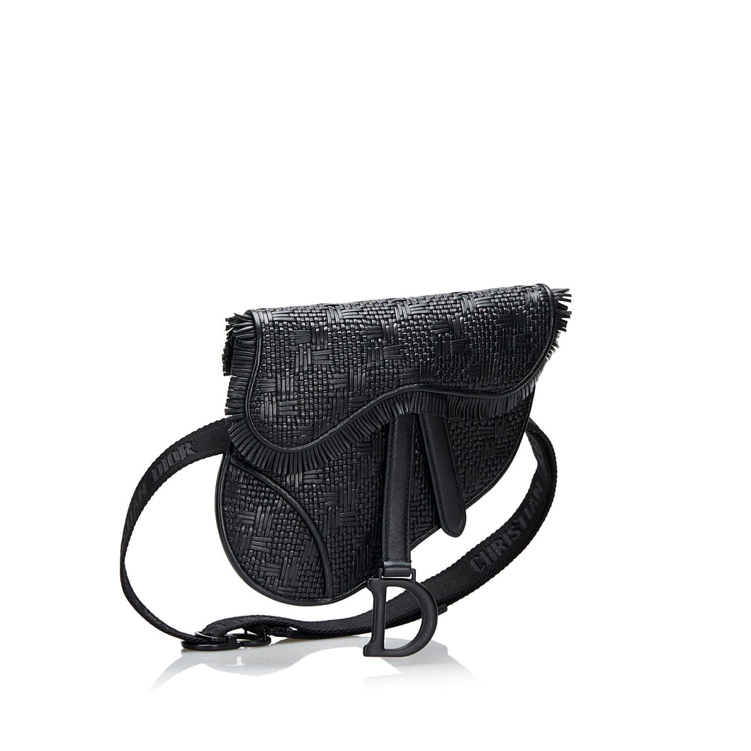 Dior Ultra Matte Woven Saddle (SHG-ArTTPH)