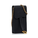 Dior Vertical Saddle Chain Crossbody Bag (SHG-Wjd3JB)