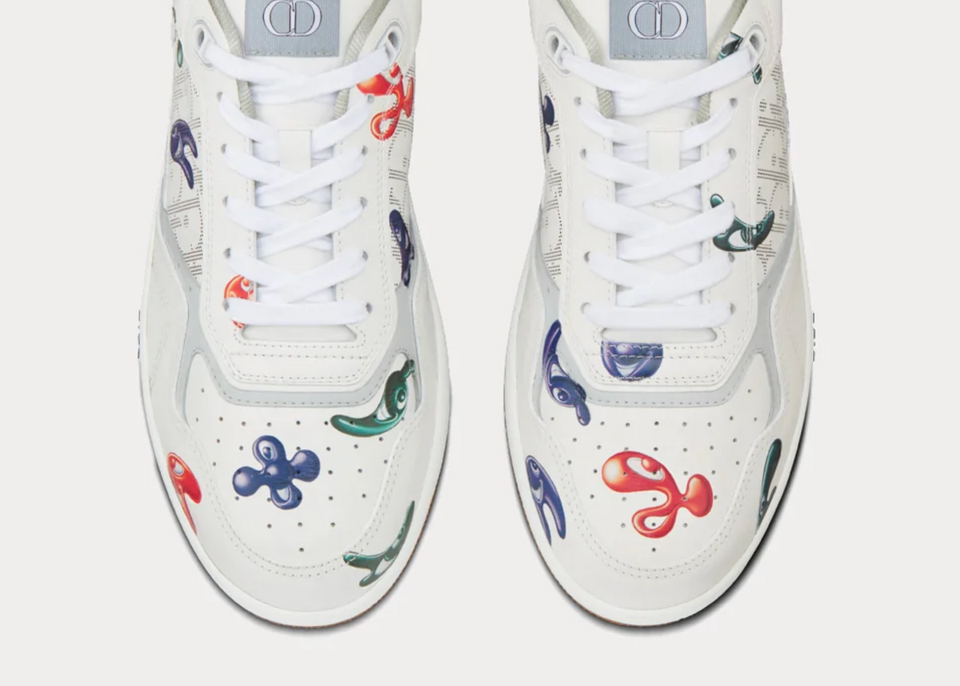 DIOR X Kenny Scharf B27 Oblique Galaxy Graffiti Low-top Sneakers