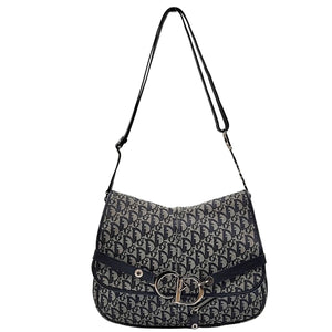 DIOR Saddle large shoulder bag in monogram canvas