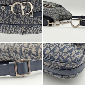 DIOR Saddle large shoulder bag in monogram canvas