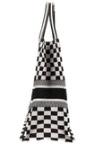 CHRISTIAN DIOR Book Tote Check