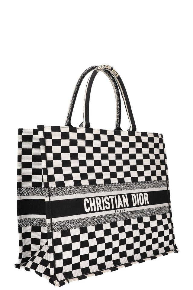 CHRISTIAN DIOR Book Tote Check