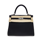 Hermes Kelly II Retourne 25 Veau Swift 89 Noir