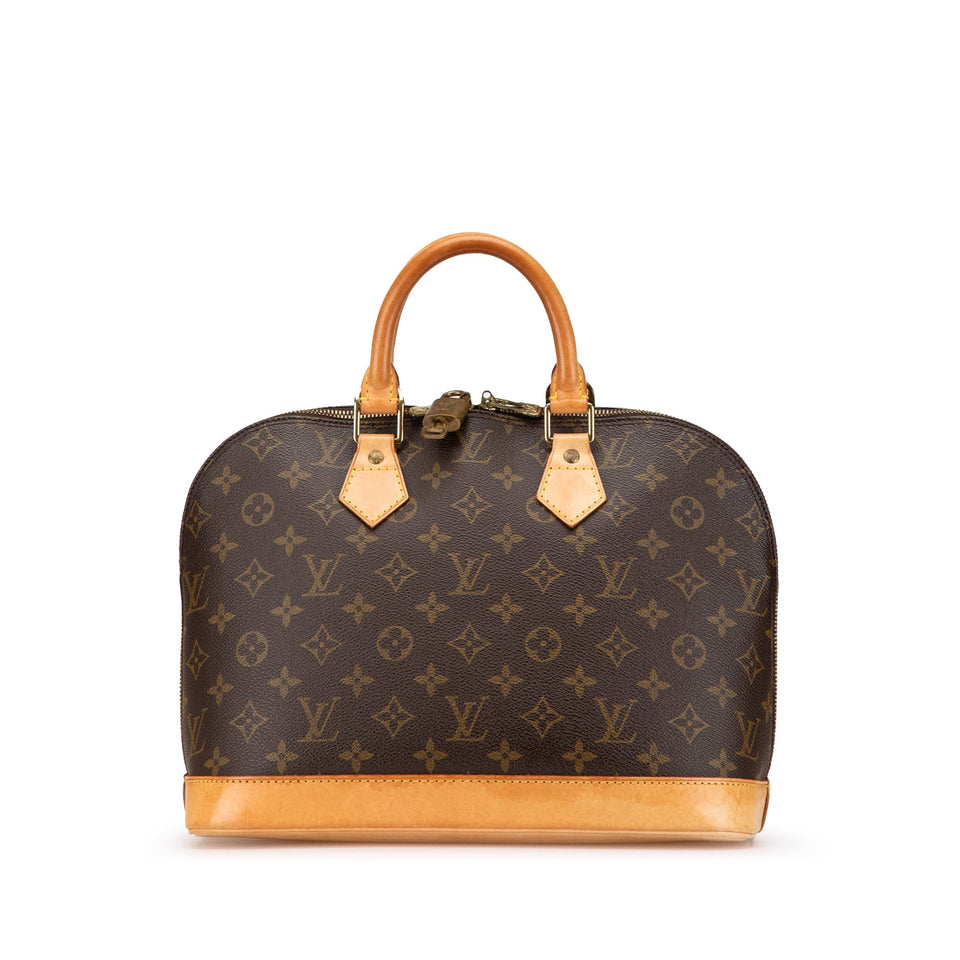 Brown Louis Vuitton Monogram Alma PM Handbag