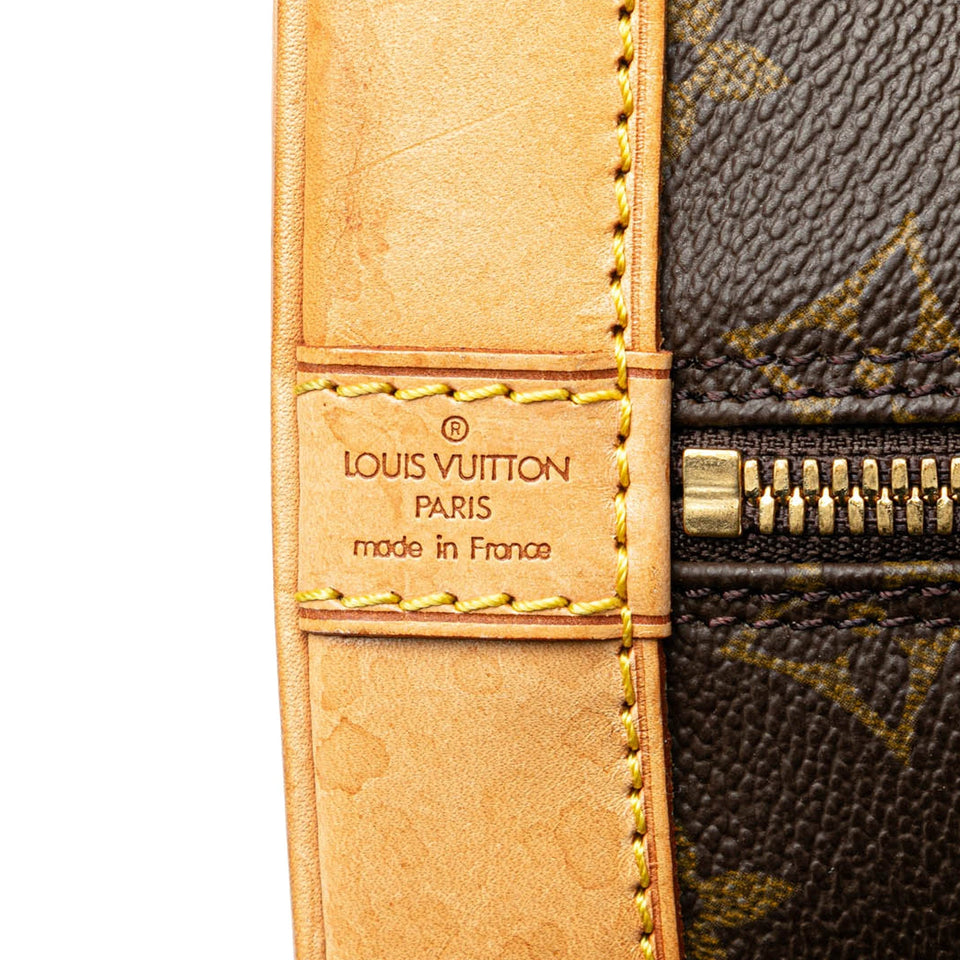 Brown Louis Vuitton Monogram Alma PM Handbag
