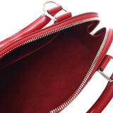 Red Louis Vuitton Epi Alma BB Satchel