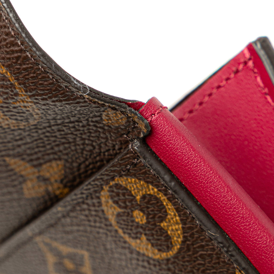 Brown Louis Vuitton Monogram Flore Long Wallet