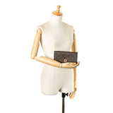 Brown Louis Vuitton Monogram Flore Long Wallet