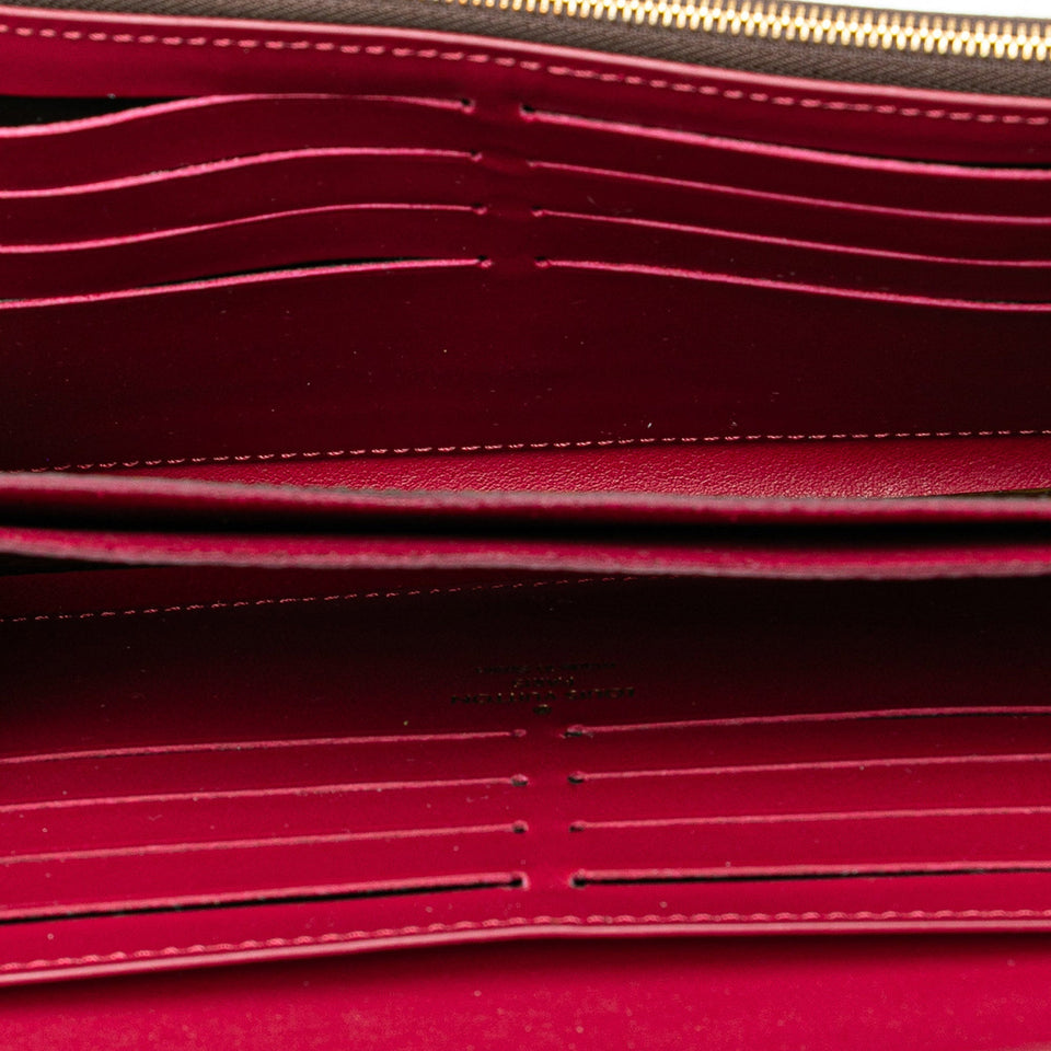 Brown Louis Vuitton Monogram Flore Long Wallet