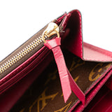 Brown Louis Vuitton Monogram Flore Long Wallet